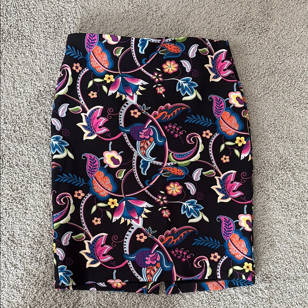 Philosophy Pink and Blue Mini Pencil Skirt